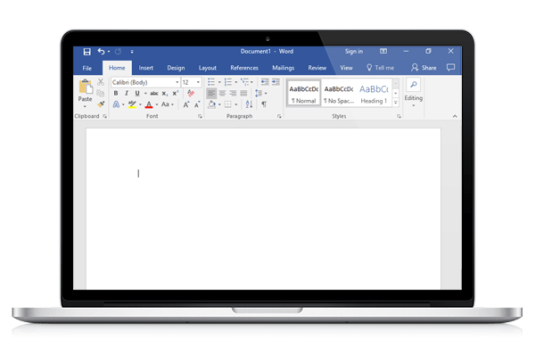 word on computer microsoft 365
